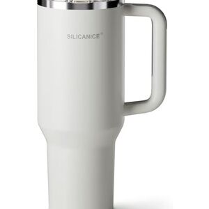 Easy Clean Pro 40 oz Tumbler, Leakproof Insulated Steel, Flip Straw.